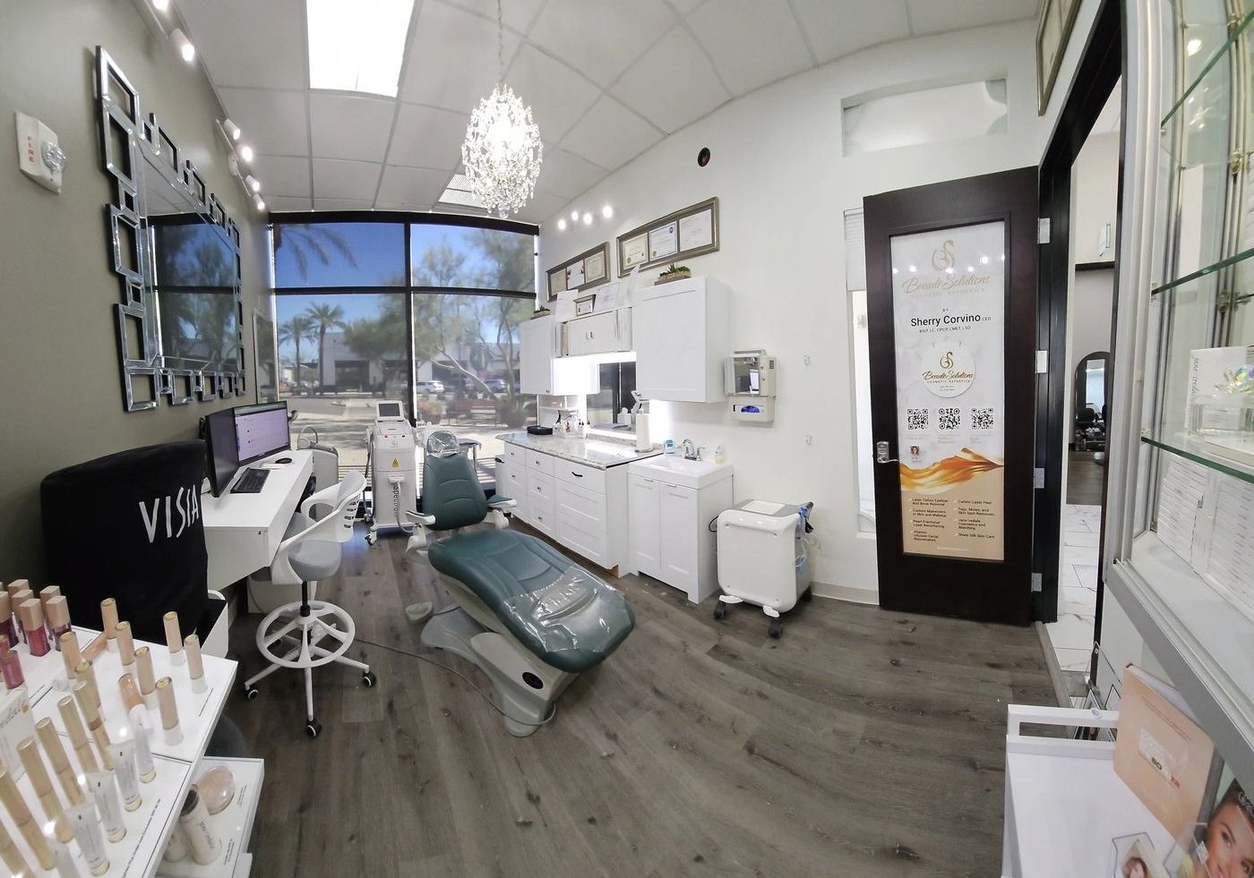Beauté Solutions — outside the My Salon Suite building in Peoria, AZ