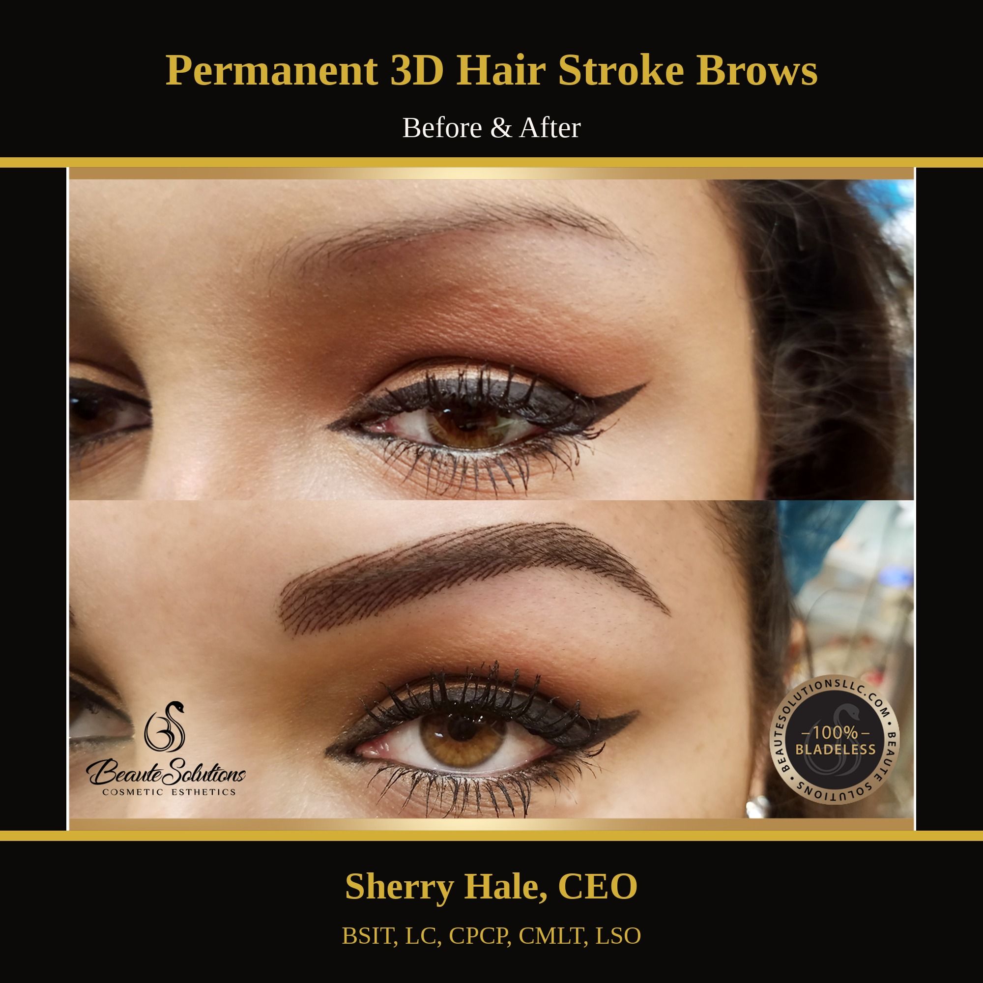 Permanent 3D hair stroke brows — before & after (5)
