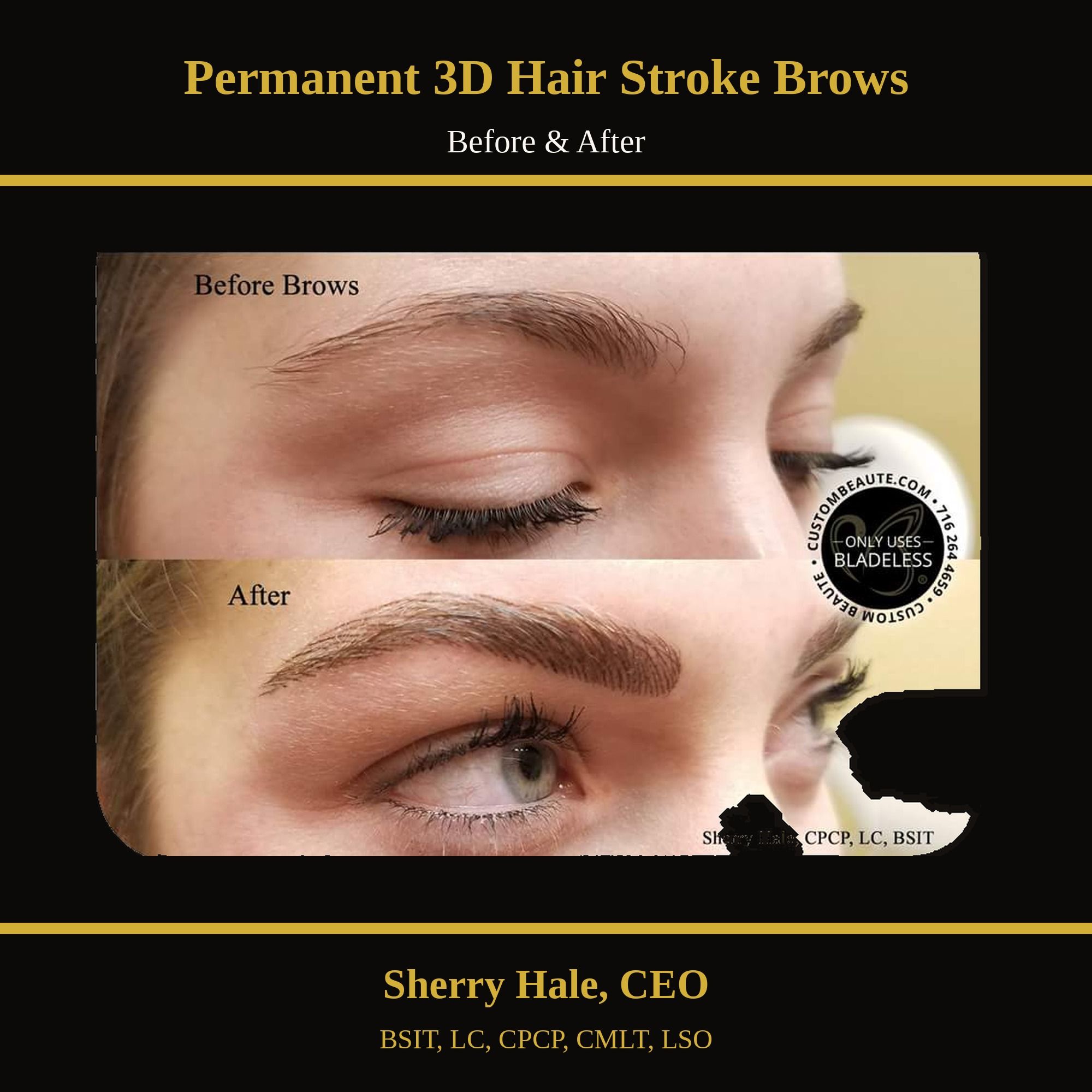 Permanent 3D hair stroke brows — before & after (7)