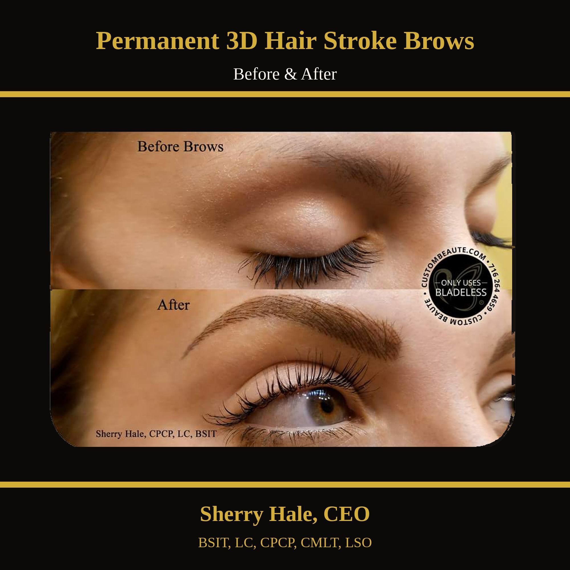 Permanent 3D hair stroke brows — before & after (6)
