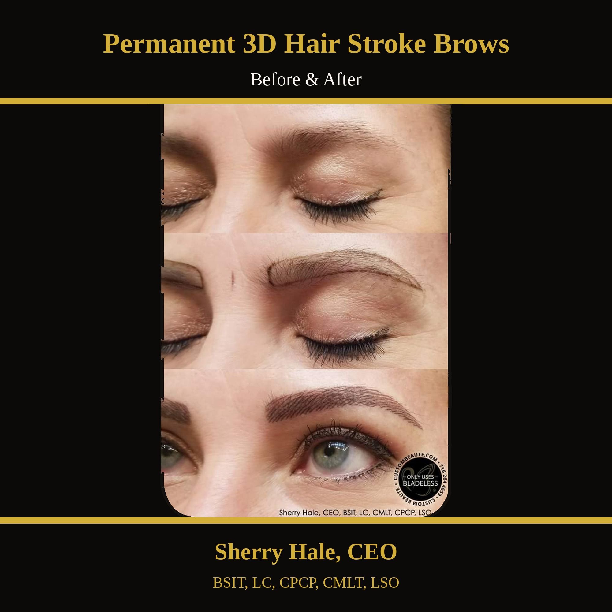 Permanent 3D hair stroke brows — before & after (9)